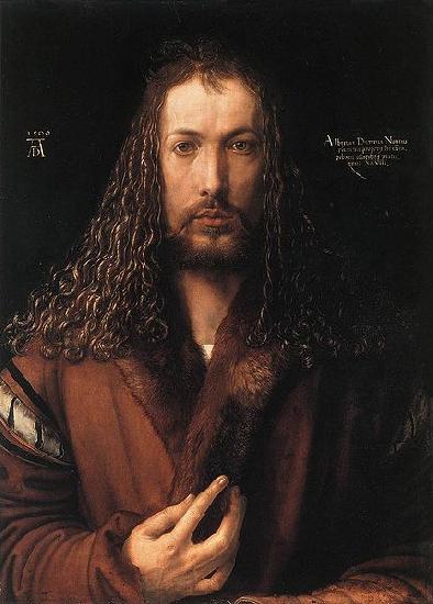  self-portrait in a Fur-Collared Robe